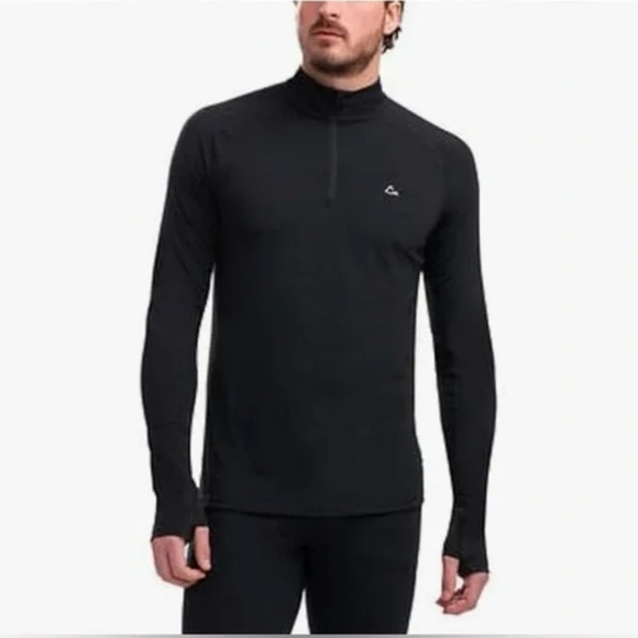 Paradox Other - Paradox Merino Wool Blend Dri Release Repreve Black Long Sleeve Shirt Men's Sz S